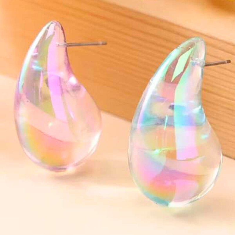 Dun’s Treasure Iridescent Teardrop Earrings