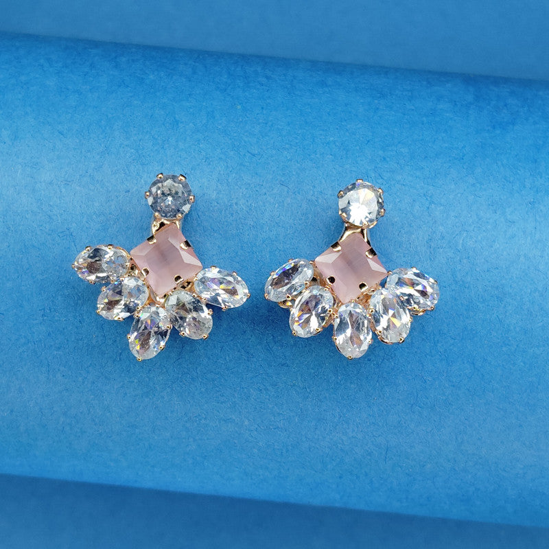 Dun’s Treasure Sparkling Floral Stud Earrings