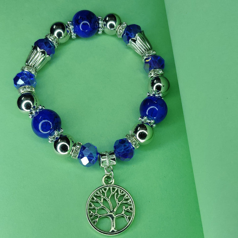 Dun’s Treasure Blue Beaded Charm Bracelet