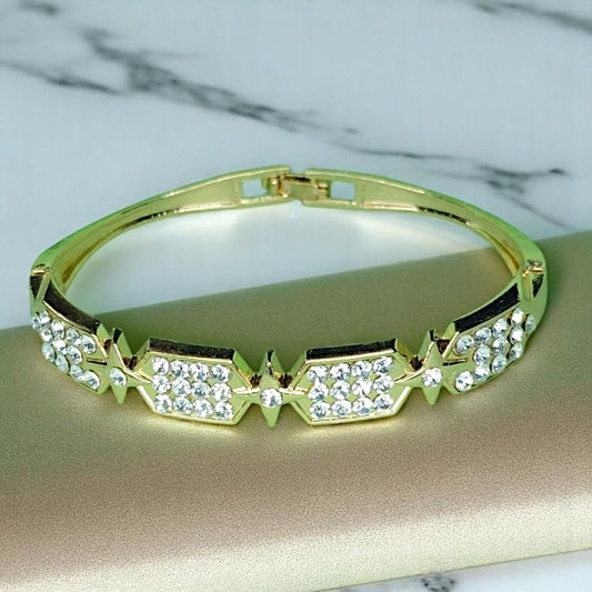 Dun’s Treasure Classic Gold Rhinestone Bracelet