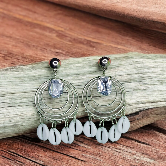 Dun’s Treasure Layered Circle Hoop Earrings with Pearls