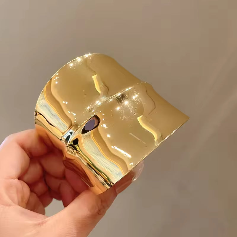 Gold Plated Cuff Bangle – Sleek & Elegant Adjustable Bracelet