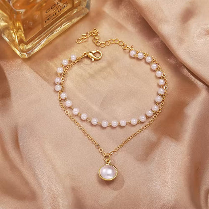 Gold Pearl Bracelet – Elegant Wrist Jewelry for Women