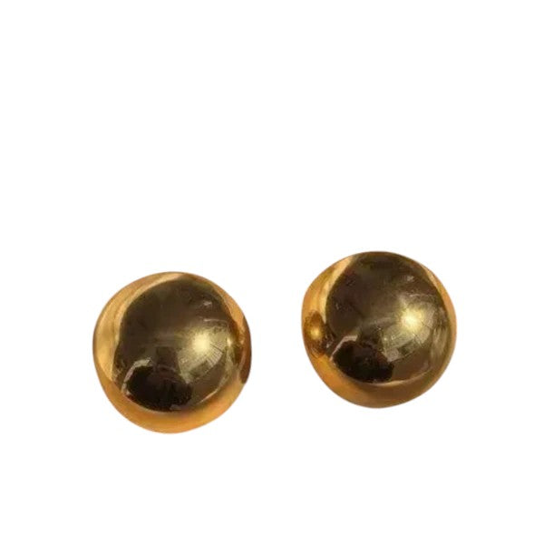 Dun’s Treasure Gold Pearl Stud Earrings