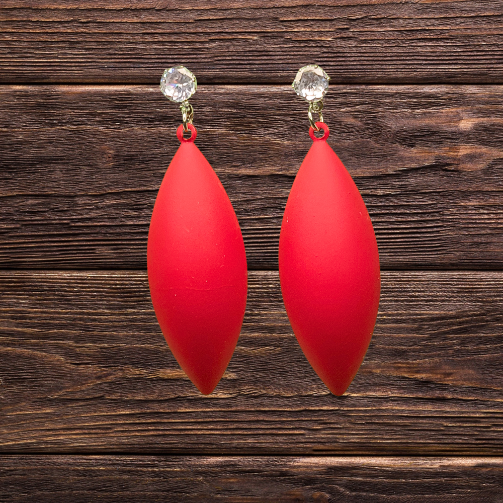 Dun’s Treasure Red Teardrop Earrings