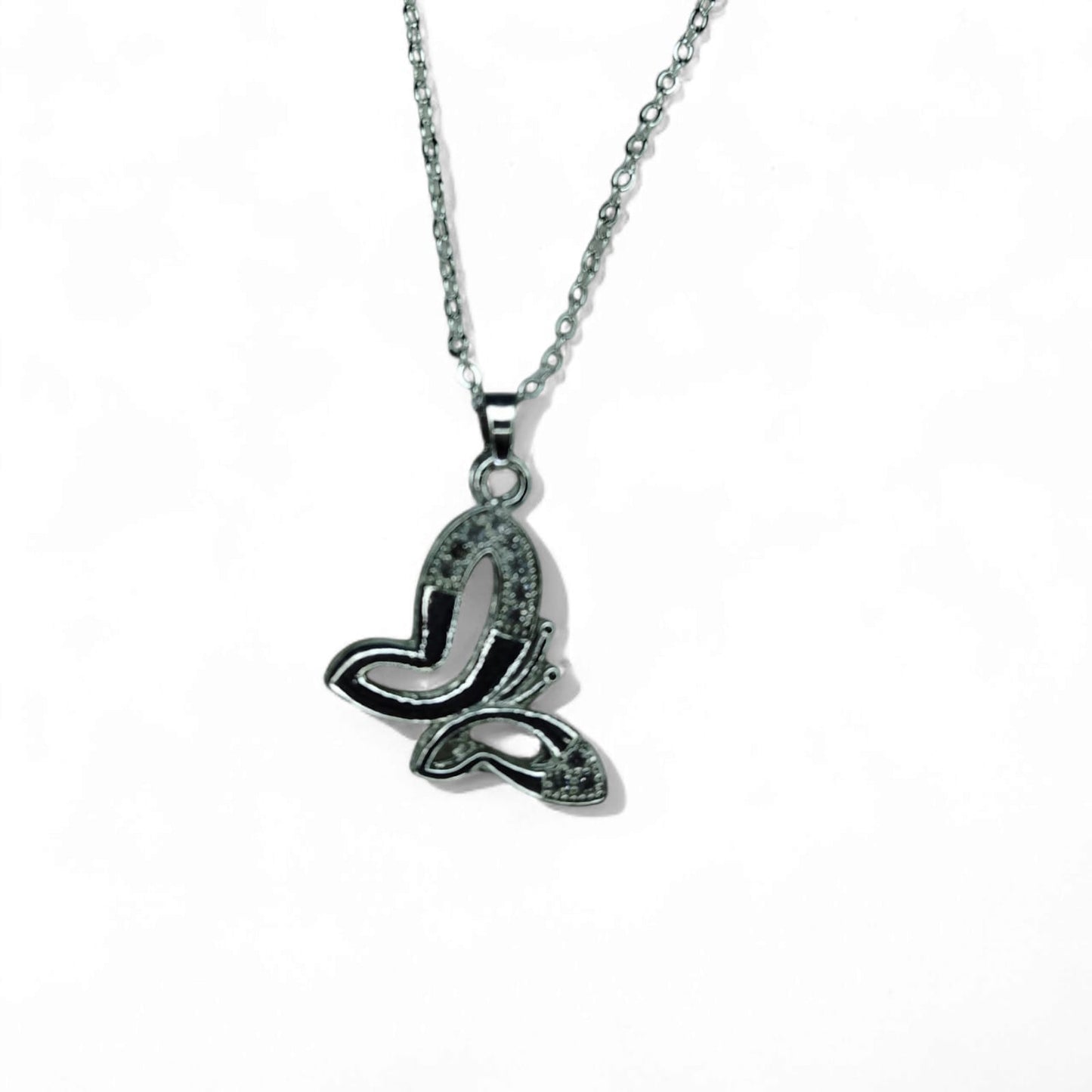Silver Butterfly Pendant