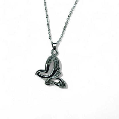 Silver Butterfly Pendant
