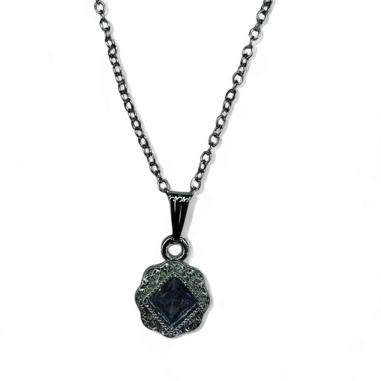 AD Stone Pendant – Sparkling American Diamond Jewelry for Women & Girls